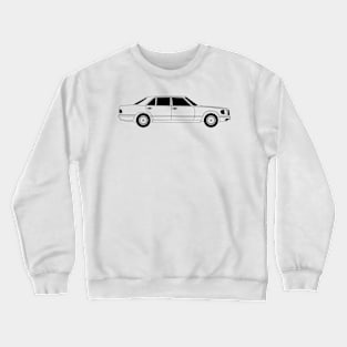 Benz 560 SEC Black Outline Crewneck Sweatshirt